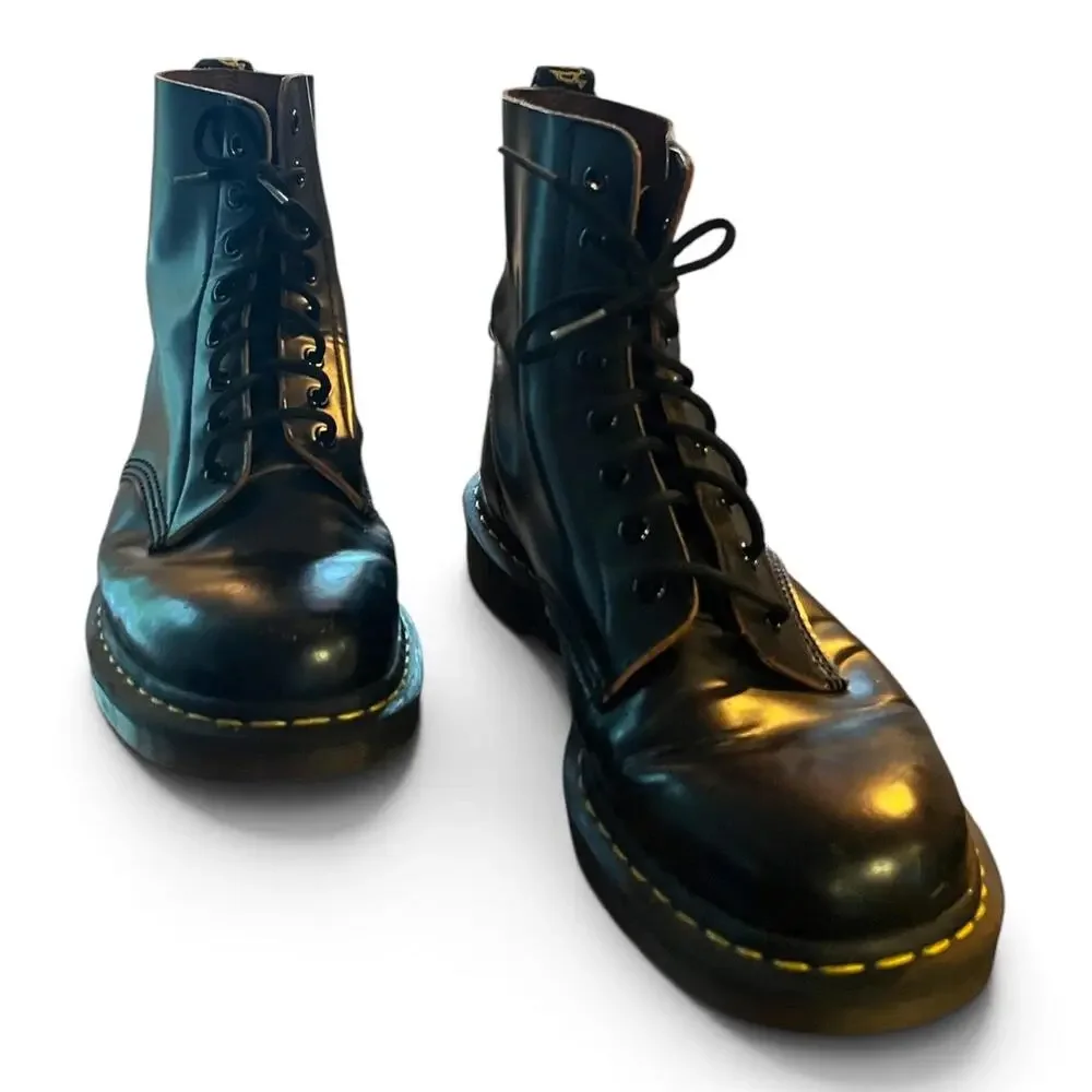 Vintage 90s Doc Martens 1460 *Made in England* Black Leather Boots UK 12/US Men